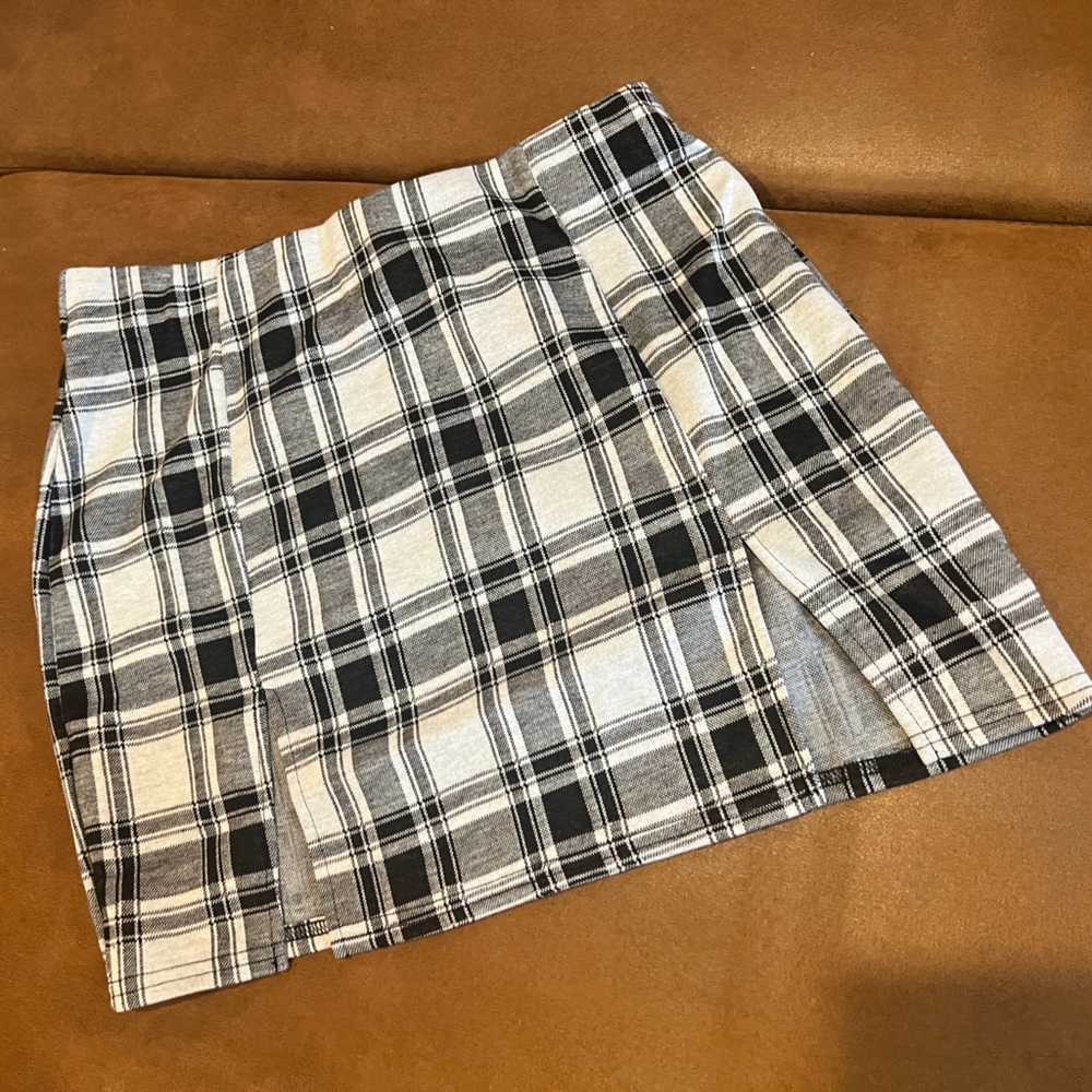 Plaid Mini Skirt